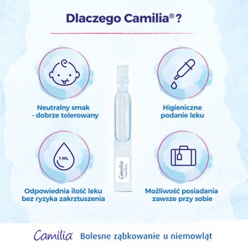 Camilia, roztwór doustny na bolesne ząbkowanie, 30 x 1 ml