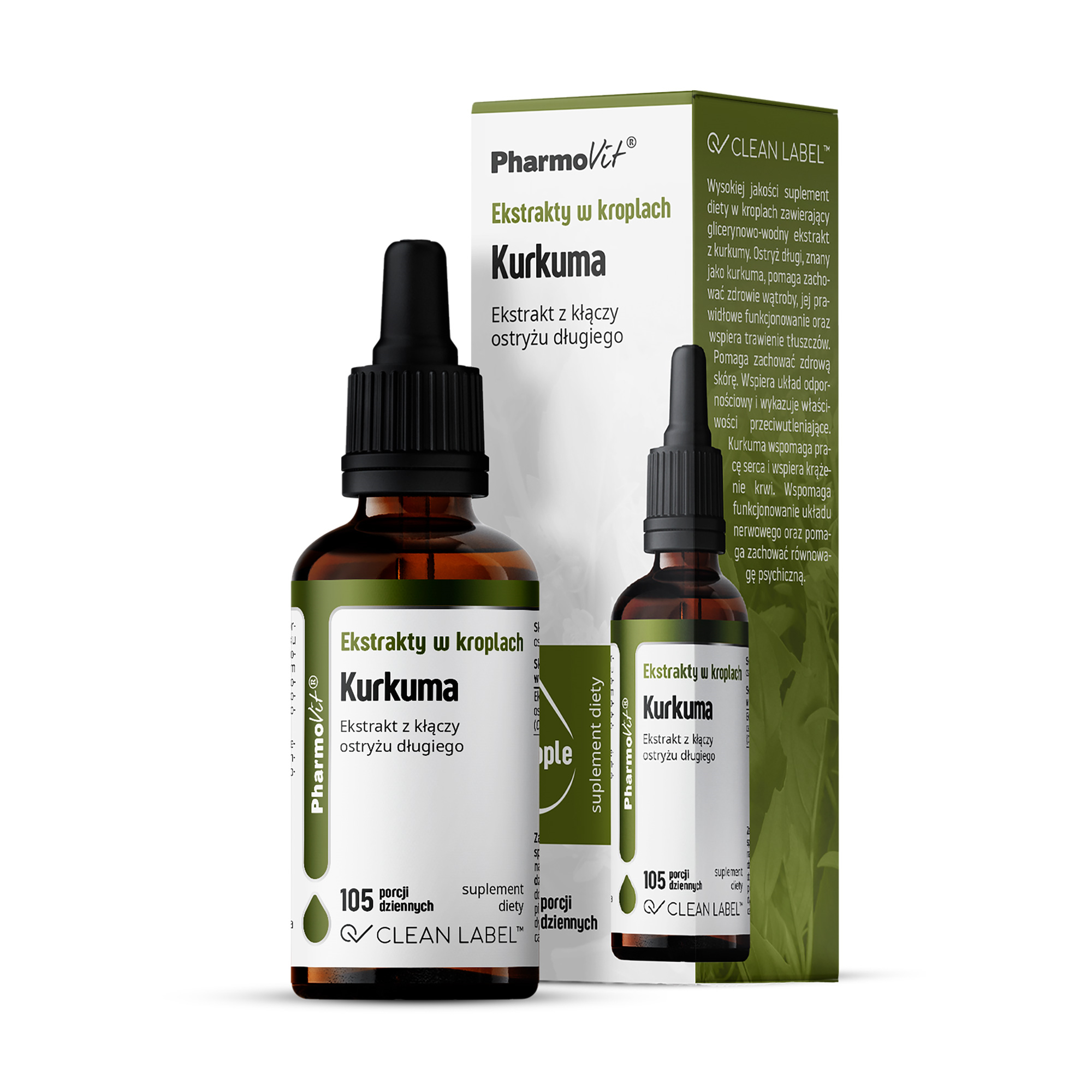 Pharmovit Ekstrakty w kroplach Kurkuma, 30 ml zdjęcie