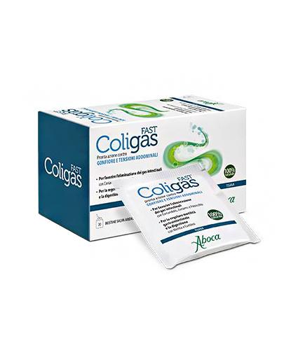 Aboca Coligas Fast Herbata ziołowa - 20 sasz. - cena, opinie, wskazania zdjęcie