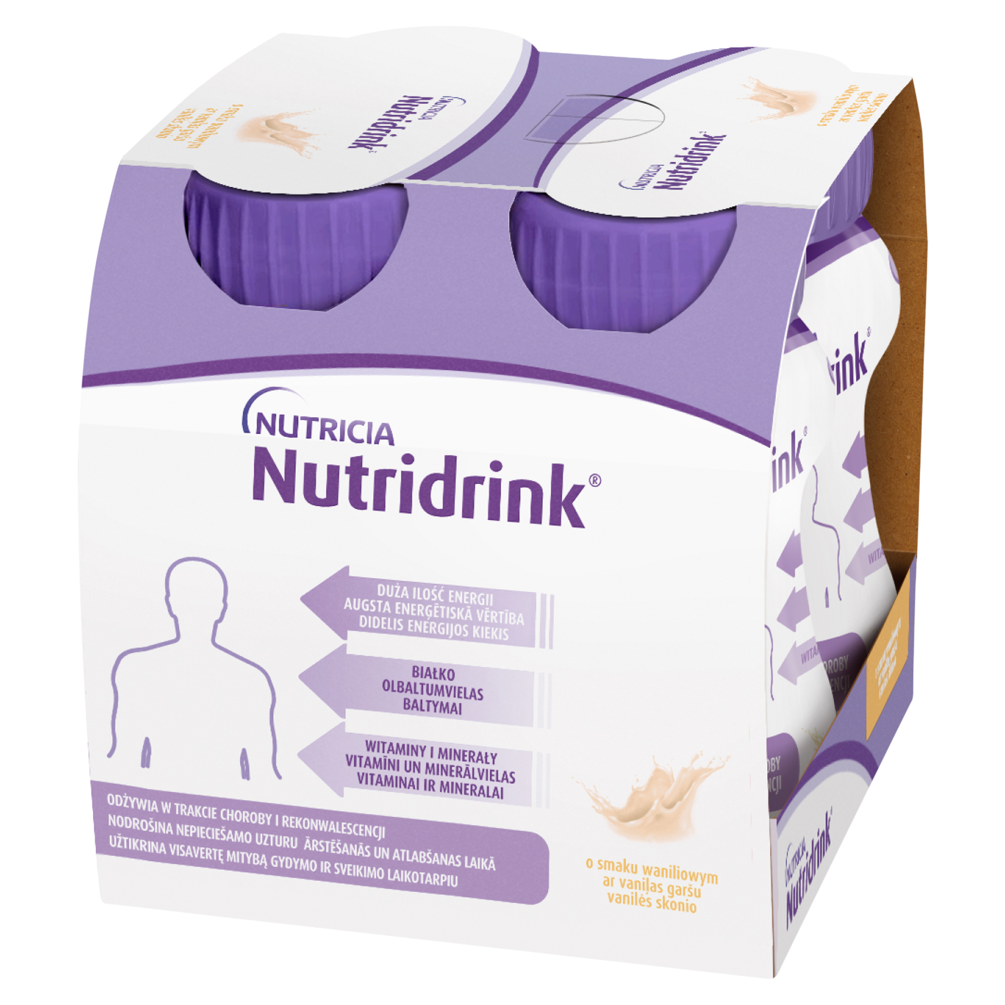 Nutridrink o smaku waniliowym 4x 125 ml zdjęcie