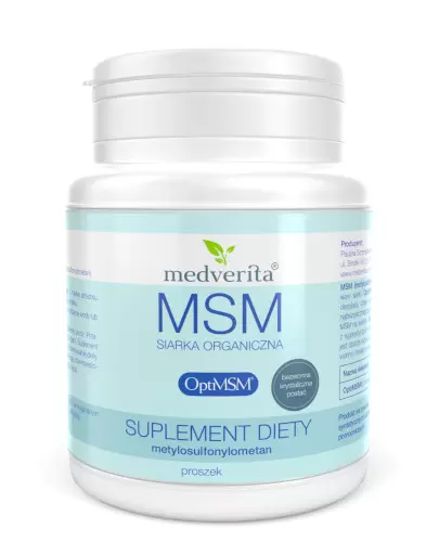 Medverita OptiMSM siarka organiczna proszek 400 g zdjęcie
