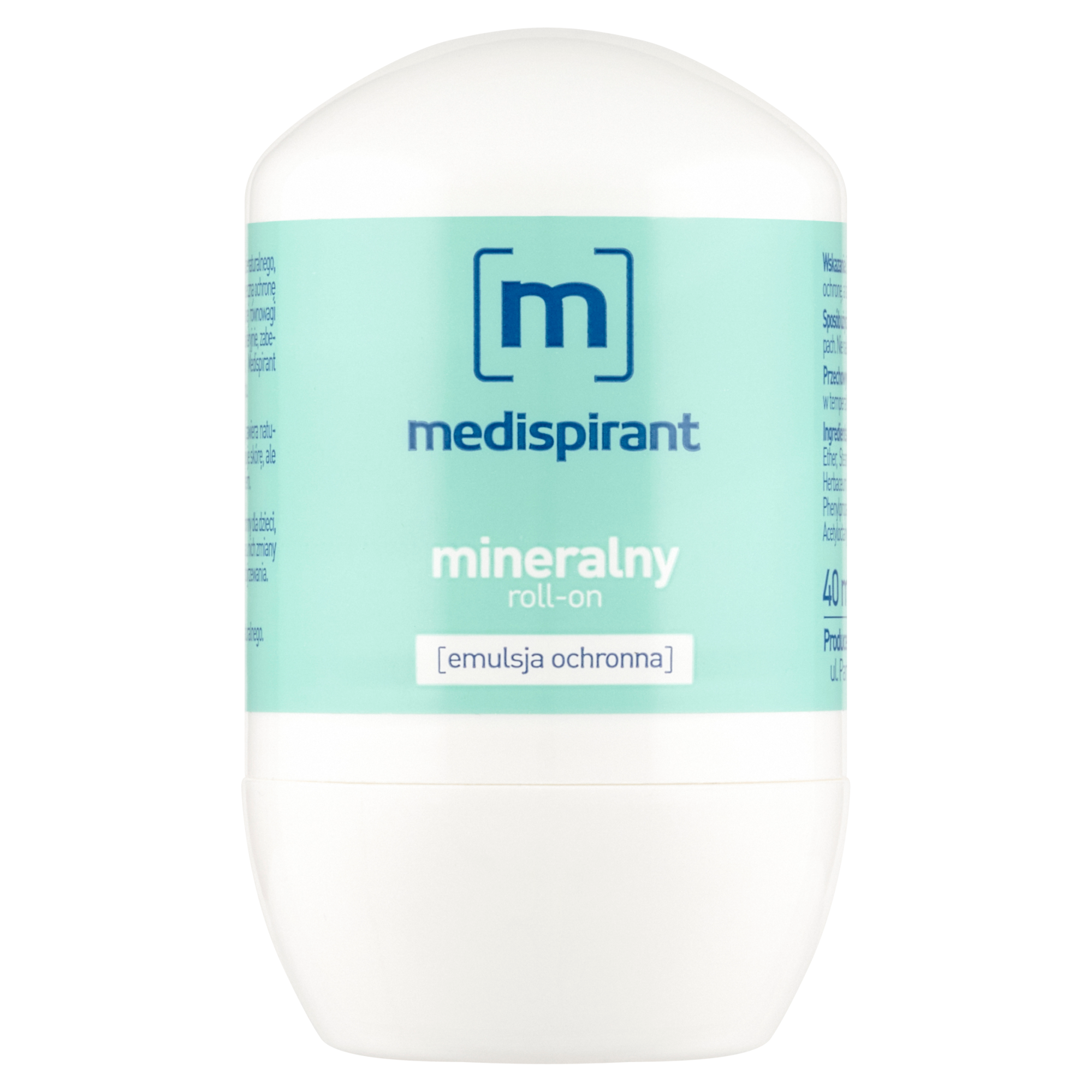 Medispirant, mineralny roll-on, emulsja ochronna, 40 ml zdjęcie