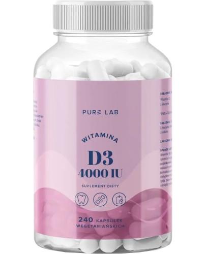 Pure Lab Witamina D3 4000 IU 240 kapsułek zdjęcie