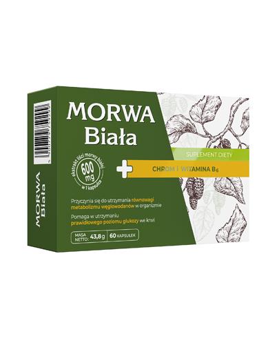 Morwa biała + chrom i witamina B6, 60 kapsułek zdjęcie