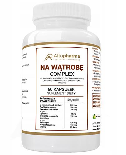 Altopharma Na wątrobę Complex - 60 kaps. - cena, opinie, stosowanie zdjęcie