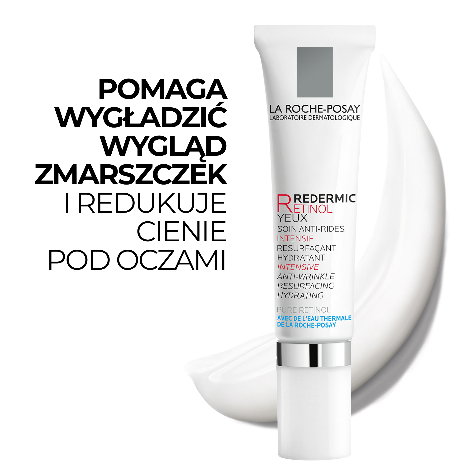 La Roche-Posay Redermic R, intensywna przeciwzmarszczkowa kuracja pielęgnacyjna pod oczy, 15 ml