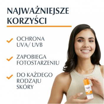 Eucerin Sun Photoaging Control SPF 50+ Fluid ochronny przeciw fotostarzeniu się skóry, 50 ml