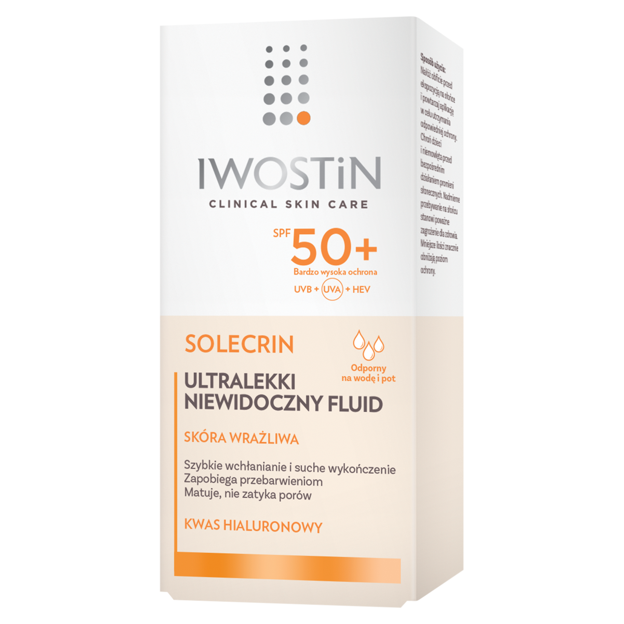 Iwostin Solecrin ultra lekki niewidoczny fluid SPF 50+ 40 ml zdjęcie