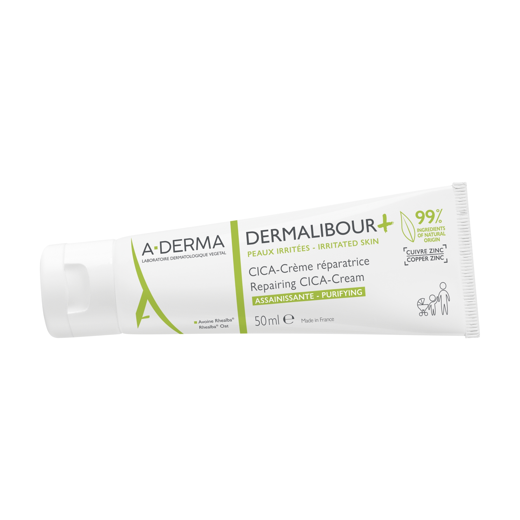 A-Derma Dermalibour+ CICA Krem regenerujący, 50 ml