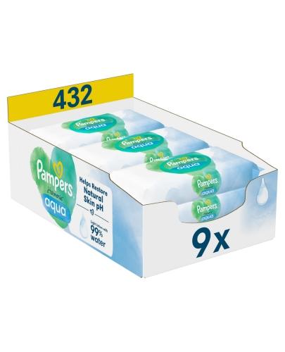 Pampers Harmonie Aqua chusteczki 9x48 sztuk zdjęcie