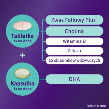 Femibion 3 Karmienie piersią, tabletki powlekane + kapsułki miękkie, 56 sztuk + 56 sztuk