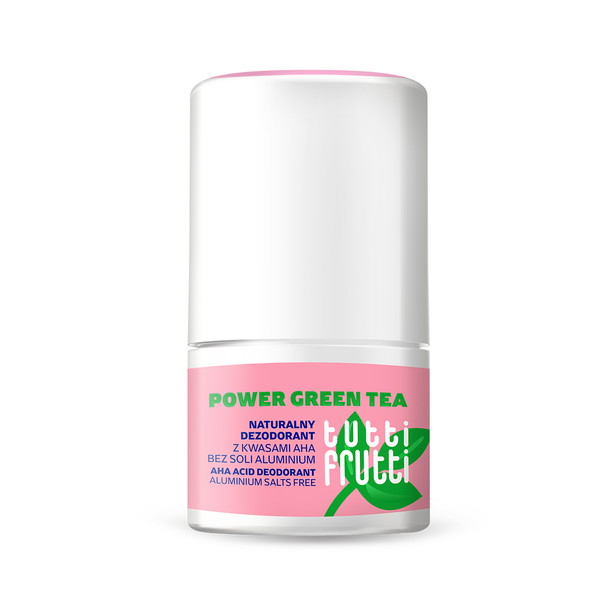 Tutti Frutti, Naturalny dezodorant kwasowy PowerGreenTea + Kwasy AHA, 50 ml zdjęcie