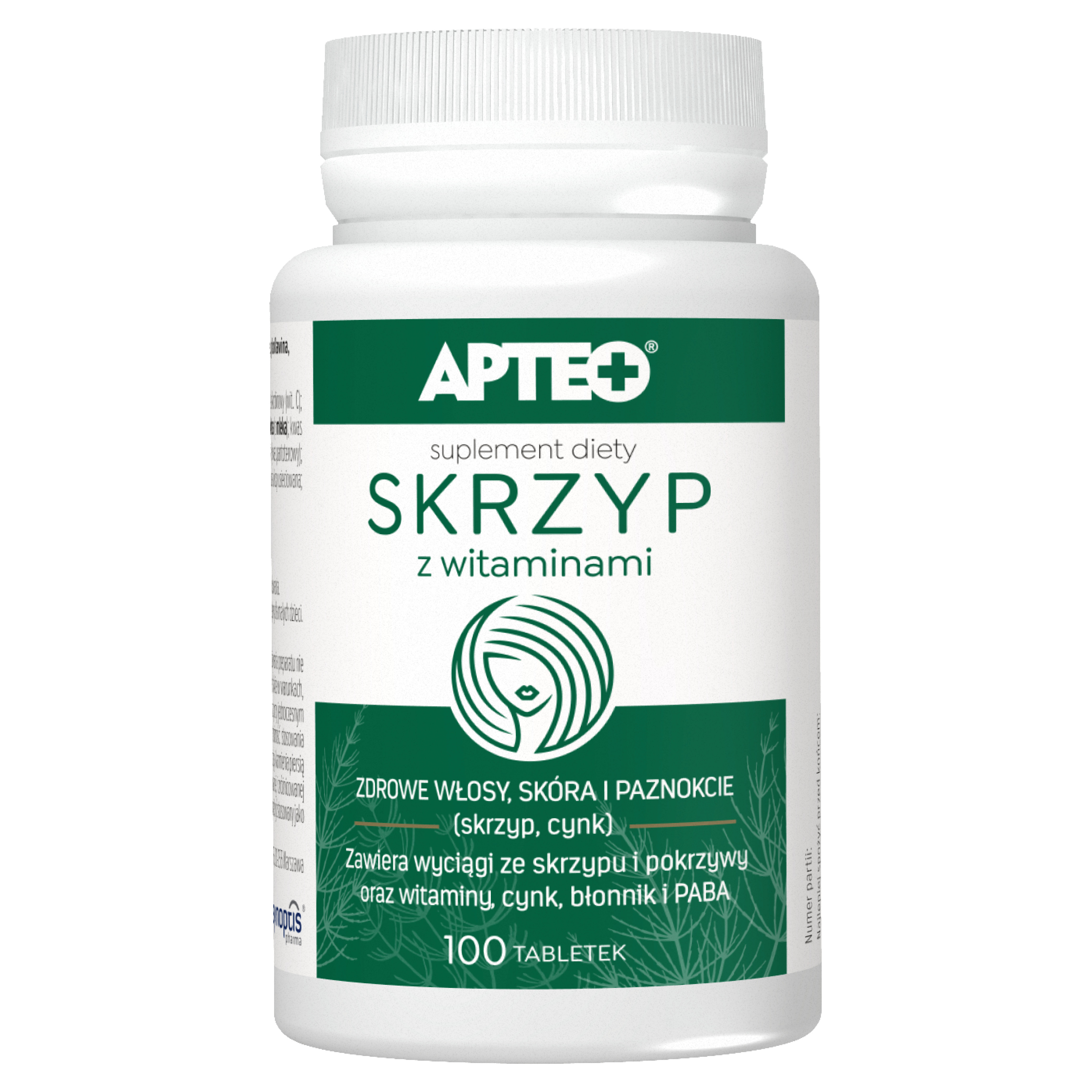 Apteo Skrzyp z witaminami 100 tabletek zdjęcie