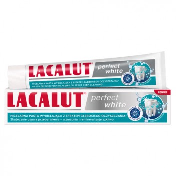 Lacalut Perfect White micelarna pasta wybielająca 75 ml