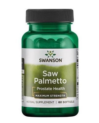 Swanson Saw Palmetto Ekstrakt 320 mg - 60 kaps. Na przerost prostaty - cena, opinie, właściwości  zdjęcie