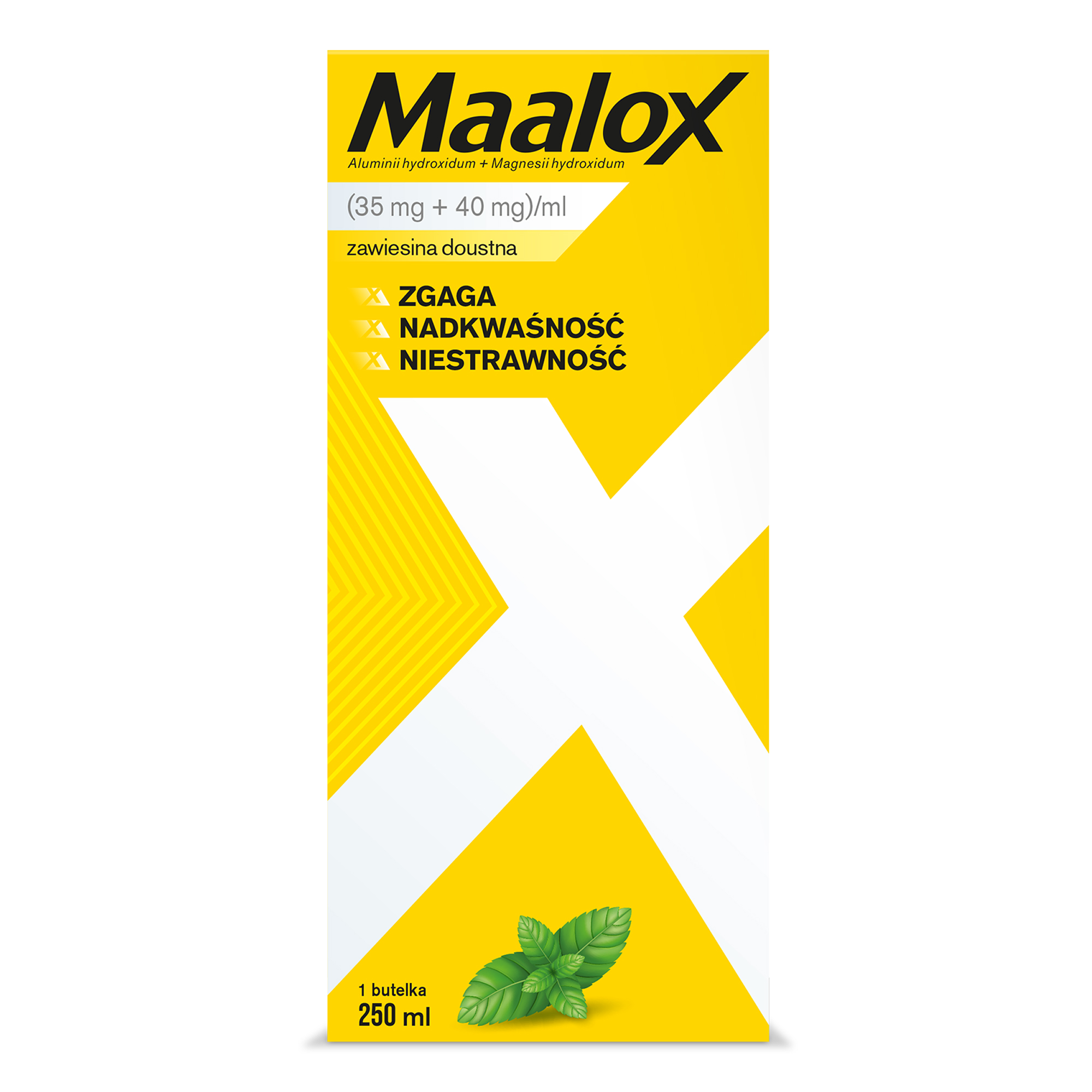 Maalox (35 mg+40 mg)/ml zawiesina doustna 250 ml zdjęcie