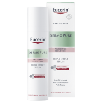 Eucerin DermoPure Serum o potrójnym działaniu z Thiamidolem do skóry ze skłonnością do trądziku, 40 ml