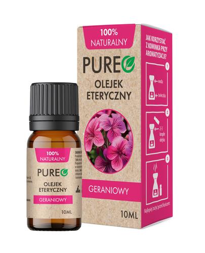 Pureo Olejek eteryczny naturalny geraniowy, 10 ml zdjęcie
