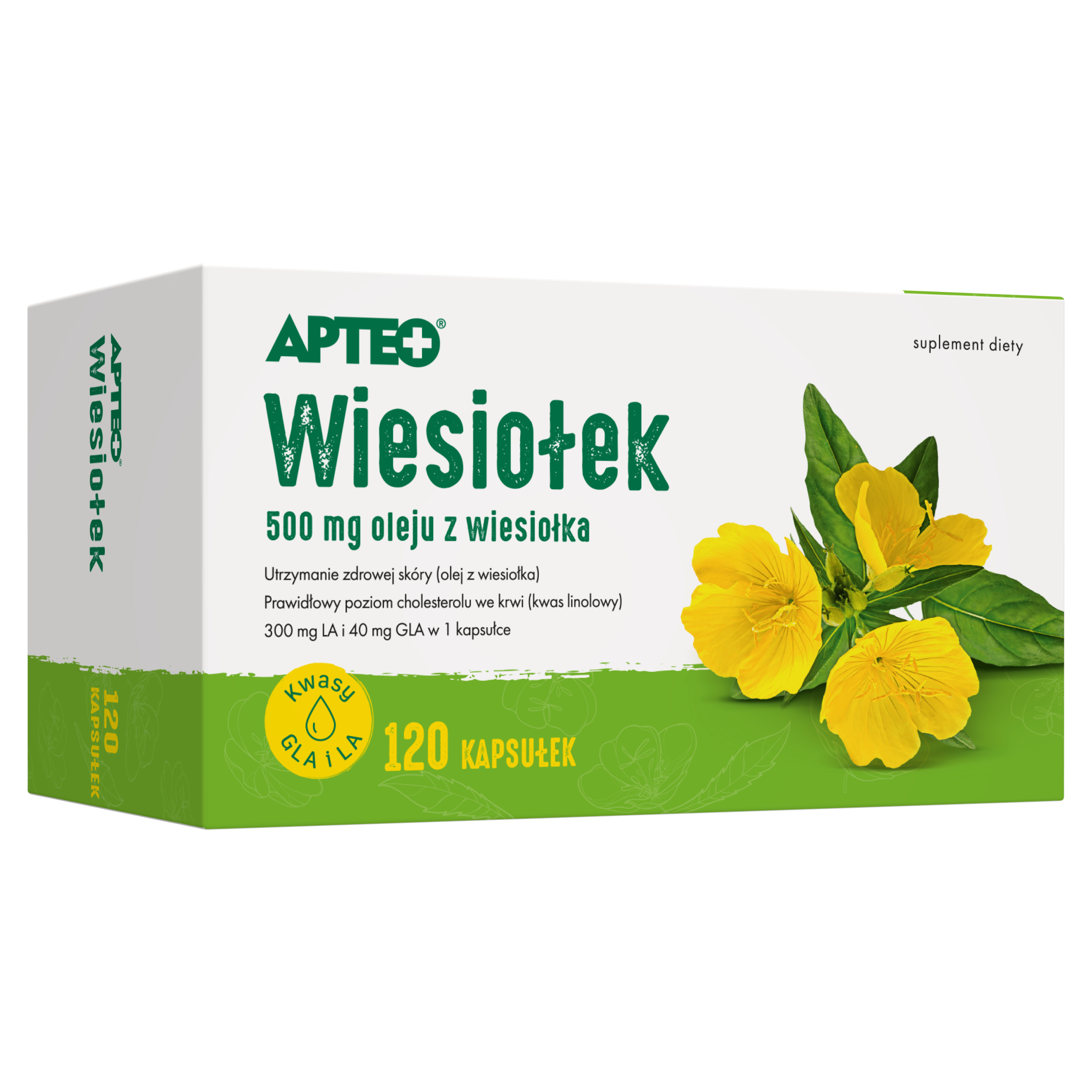 Apteo Wiesiołek 120 kapsułek zdjęcie