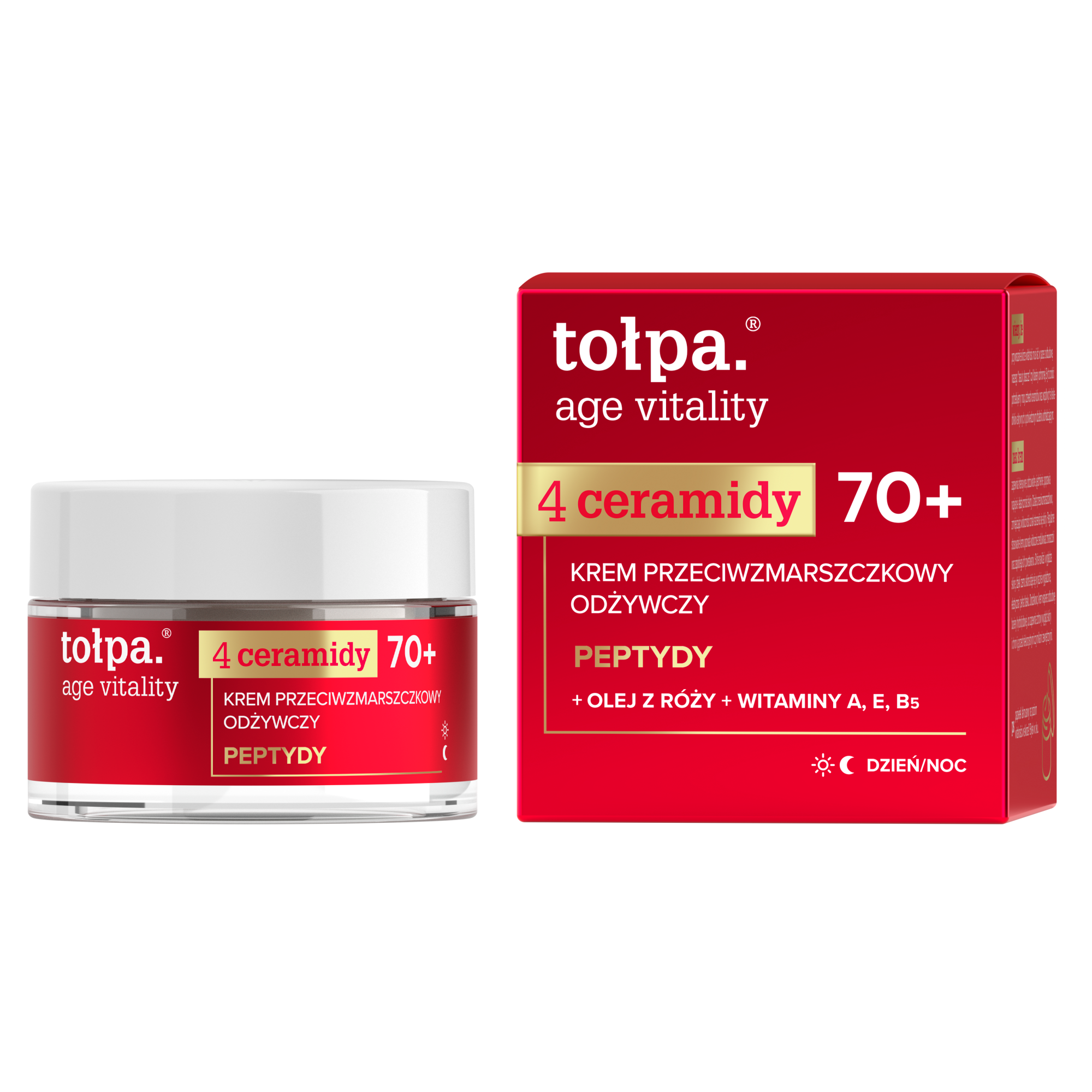 Tołpa Age Vitality krem do twarzy przeciwzmarszczkowy, odżywczy 70+, 50 ml zdjęcie