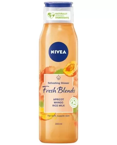 Nivea Fresh Blends żel pod prysznic morela i mango z mlekiem kokosowym, 300 ml zdjęcie
