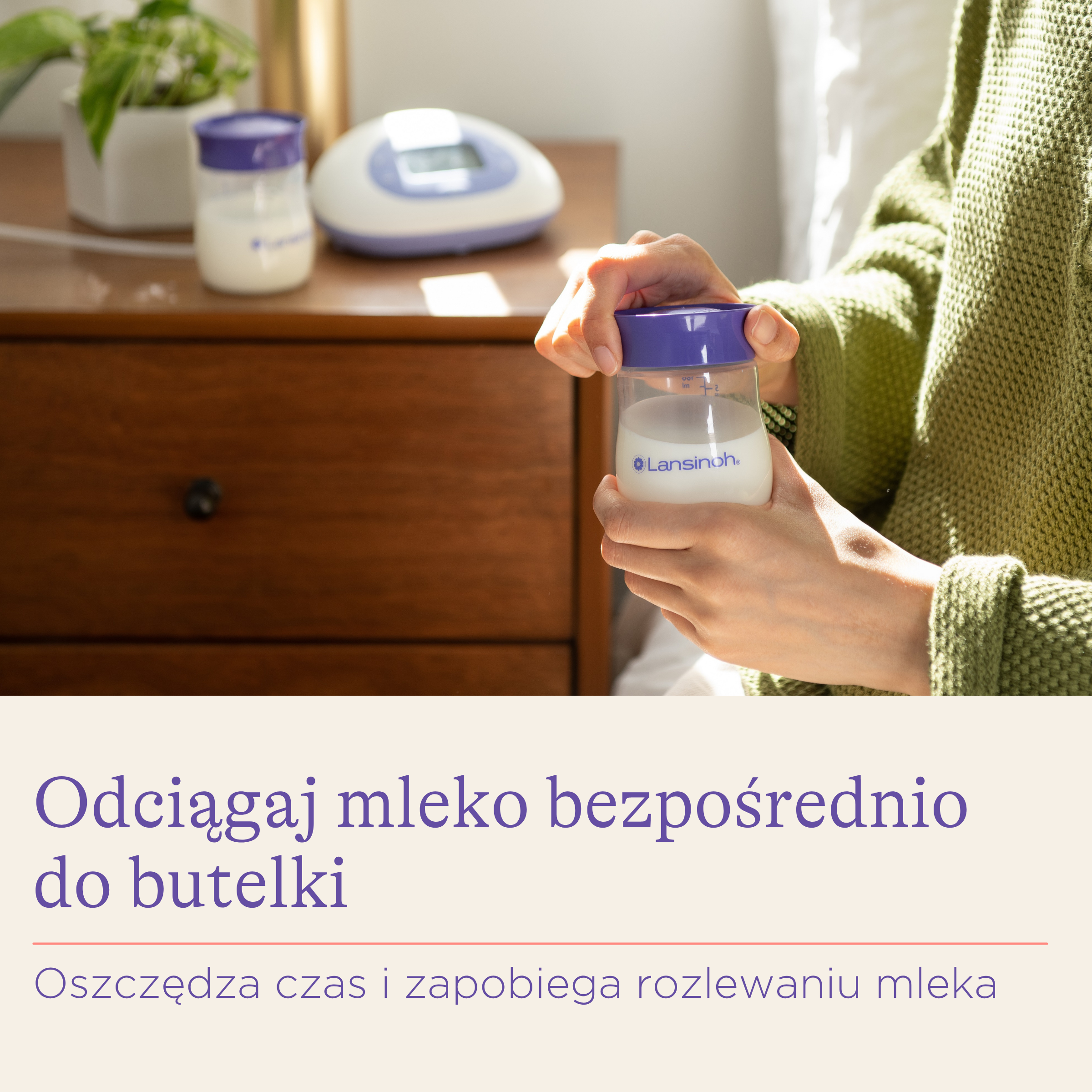 LANSINOH Butelki do przechowywania pokarmu, 4 sztuki