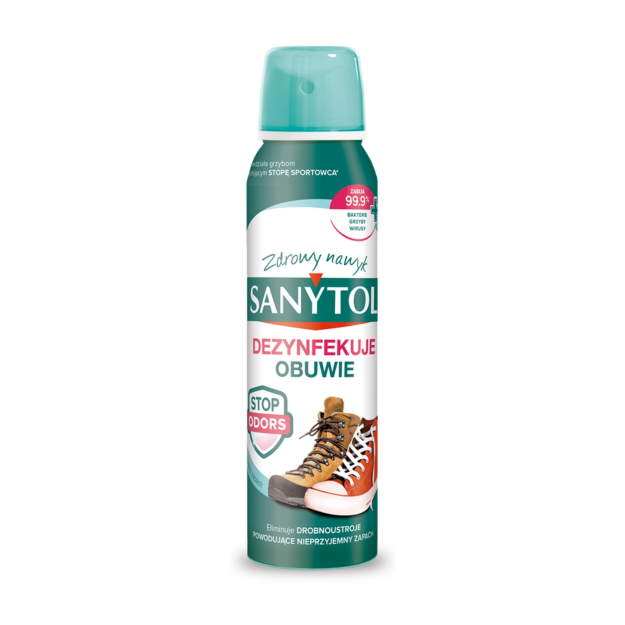 Sanytol Odświeżacz do obuwia, dezynfekuje i usuwa źródło nieprzyjemnych zapachów, 150 ml zdjęcie