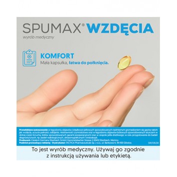 Spumax Wzdęcia 125mg 30 kapsułek