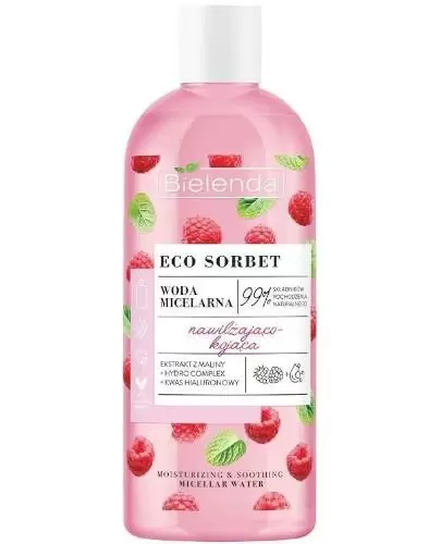 Bielenda Eco Sorbet Malina woda micelarna 500 ml zdjęcie