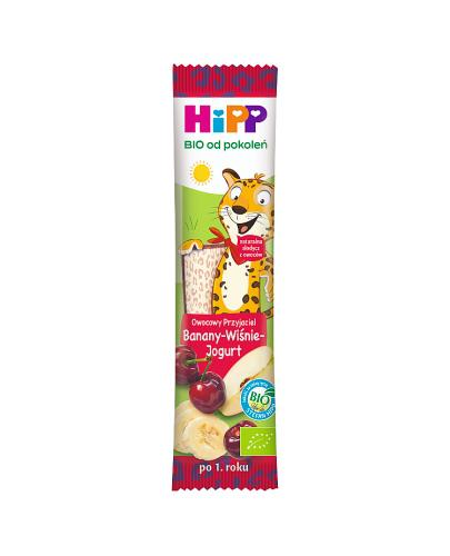 HiPP Batonik Owocowy Przyjaciel Banany-Wiśnie-Jogurt BIO, 23 g, cena, skład, opinie zdjęcie