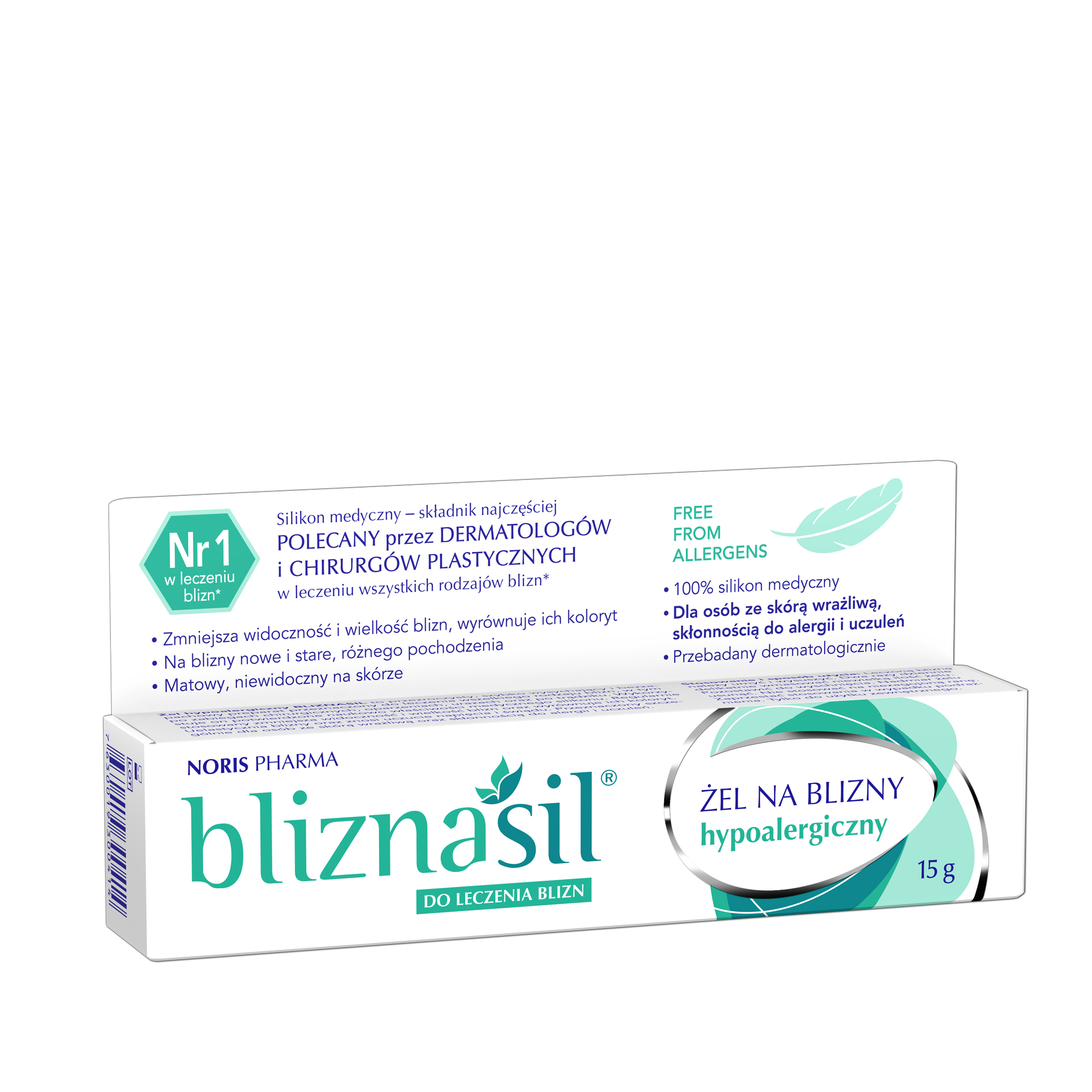Bliznasil Hypoalergiczny żel silikonowy na blizny 15 g zdjęcie