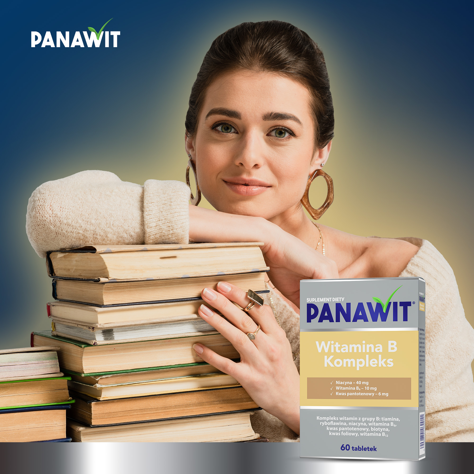 Panawit Witamina B komplex, tabletki, 60 sztuk