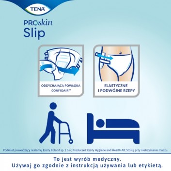 TENA Slip ProSkin Plus M, pieluchomajtki, 30 sztuk