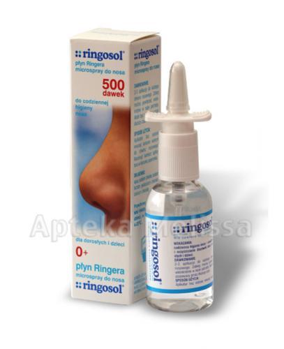 RINGOSOL Fizjologiczny roztwór soli w sprayu do nosa, 50 ml zdjęcie