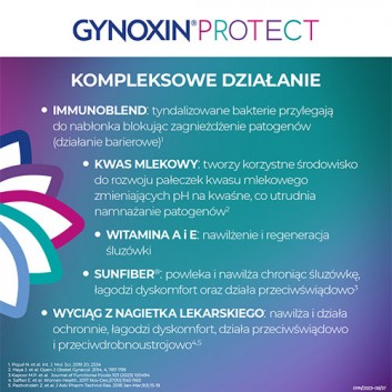 Gynoxin Protect, globulki dopochwowe, 10 sztuk