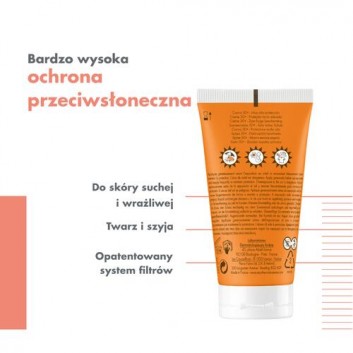 Avene krem przeciwsłoneczny SPF50+ bardzo wysoka ochrona 50 ml