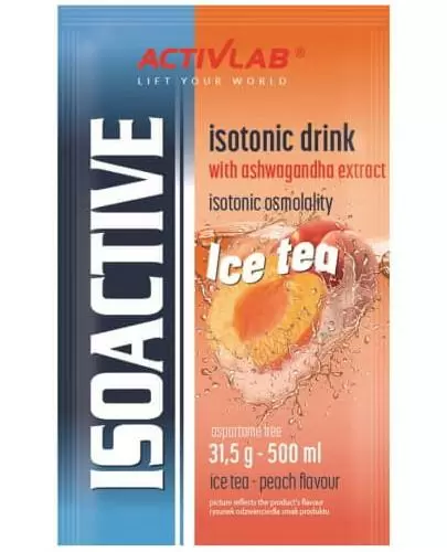 Activlab IsoActive Isotonic Drink smak mrożona herbata brzoskwiniowa 1 saszetka zdjęcie