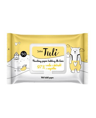 Luba Tuli, nawilżany papier toaletowy 97% woda i ekstrakt z nagietka, 50 sztuk zdjęcie