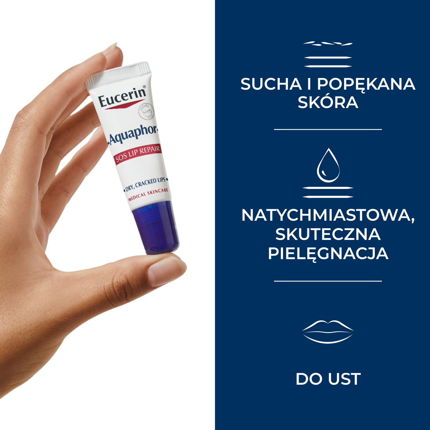Eucerin Aquaphor, pomadka ochronna, 10 ml