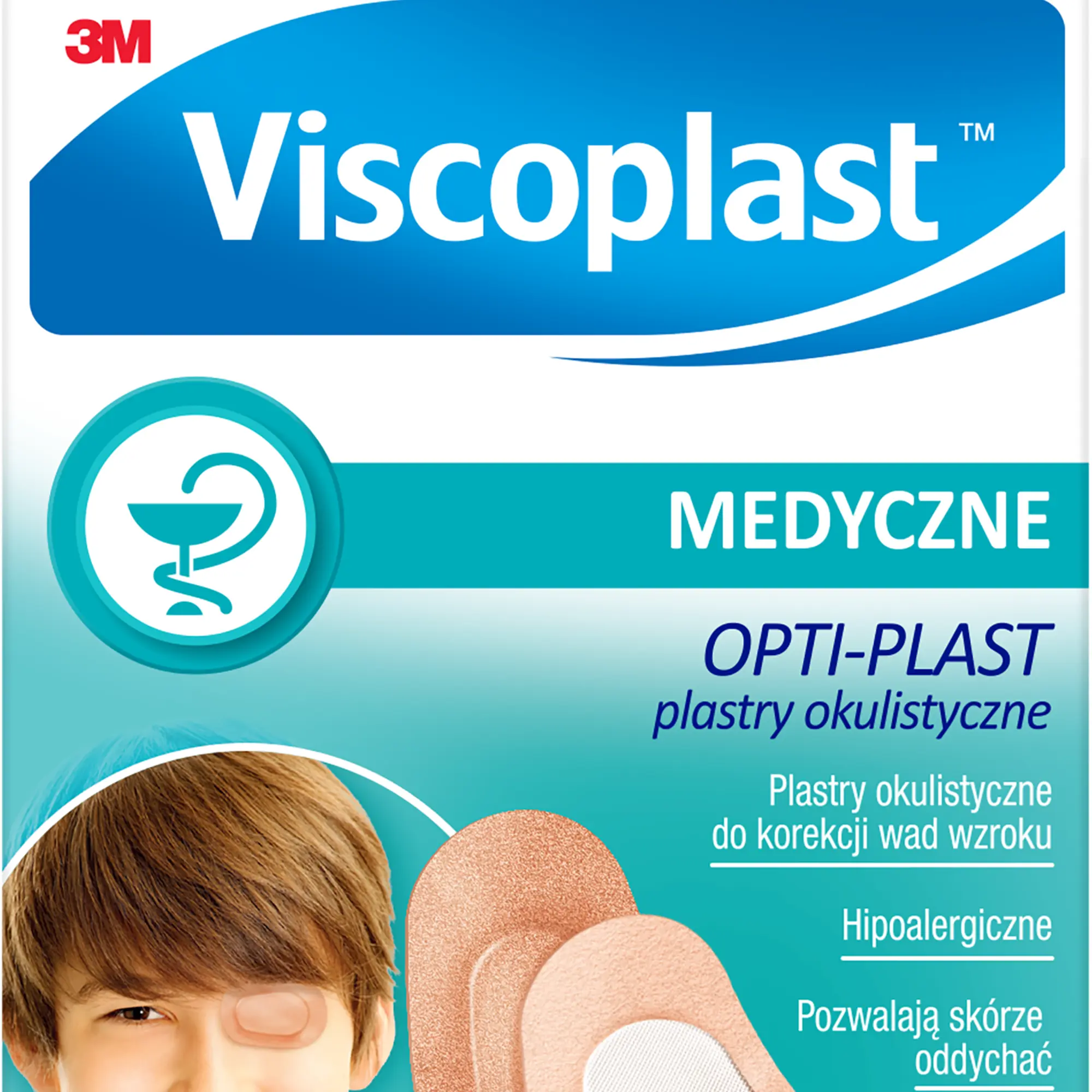 Viscoplast, Opti-plast, plastry okulistyczne, 10 sztuk zdjęcie