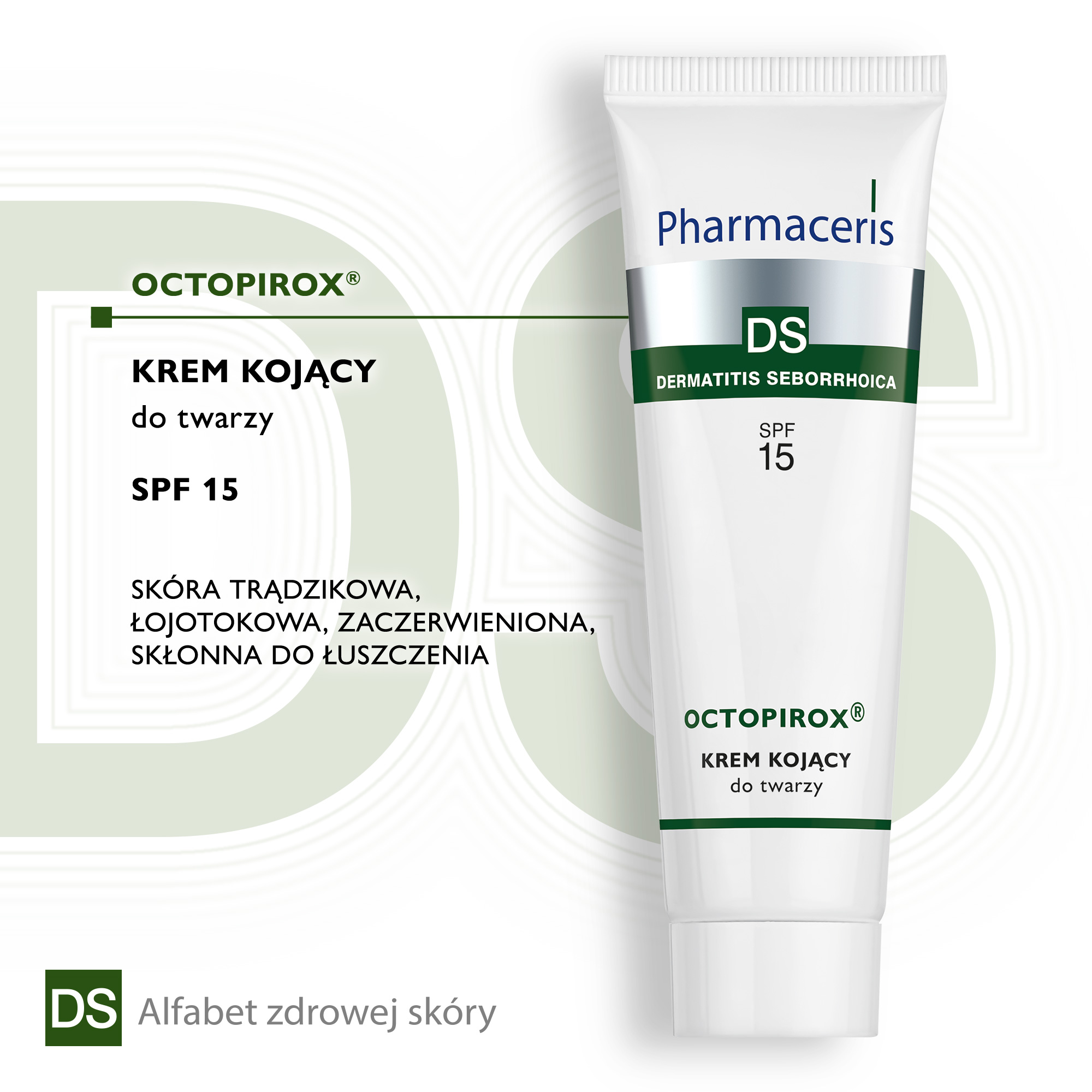 Pharmaceris DS Octopirox kojący krem do twarzy SPF 15 30 ml