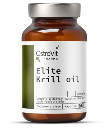OstroVit Pharma Elite Krill Oil - 60 kaps. - cena, opinie, składniki zdjęcie