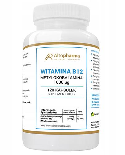 Altopharma Witamina B12 Metylokobalamina 1000 µg - 120 kaps. - cena, opinie, dawkowanie zdjęcie