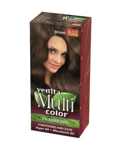 Venita Multi Color, farba bez amoniaku, 4.17 Brąz, 50 ml zdjęcie