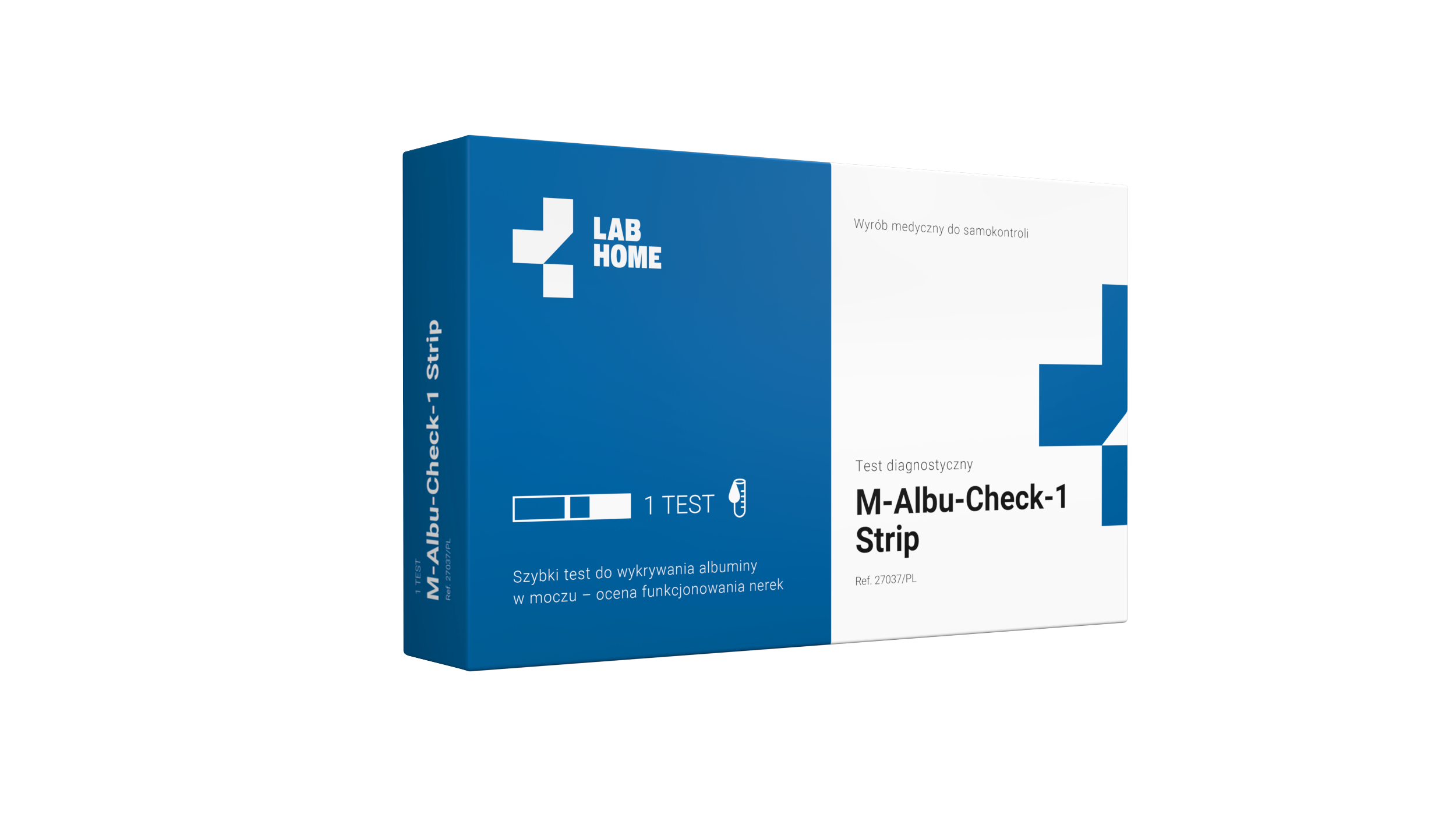 LabHome M-Albu-Check test do wykrywania albuminy w moczu 1 sztuka