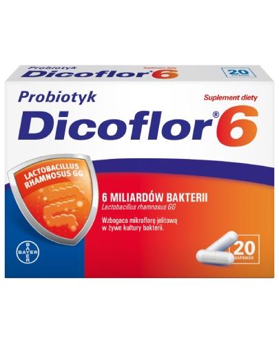 Dicoflor 6, kapsułki, 20 sztuk zdjęcie