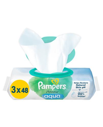 Pampers Harmonie Aqua chusteczki 3x48 sztuk zdjęcie