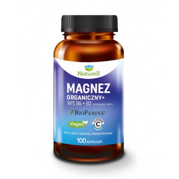 Naturell Magnez Organiczny + 100 kapsułek
