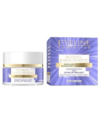 Eveline Retinol Niacynamid Skoncentrowany Krem ultraliftingujący na dzień 50+, 50 ml zdjęcie