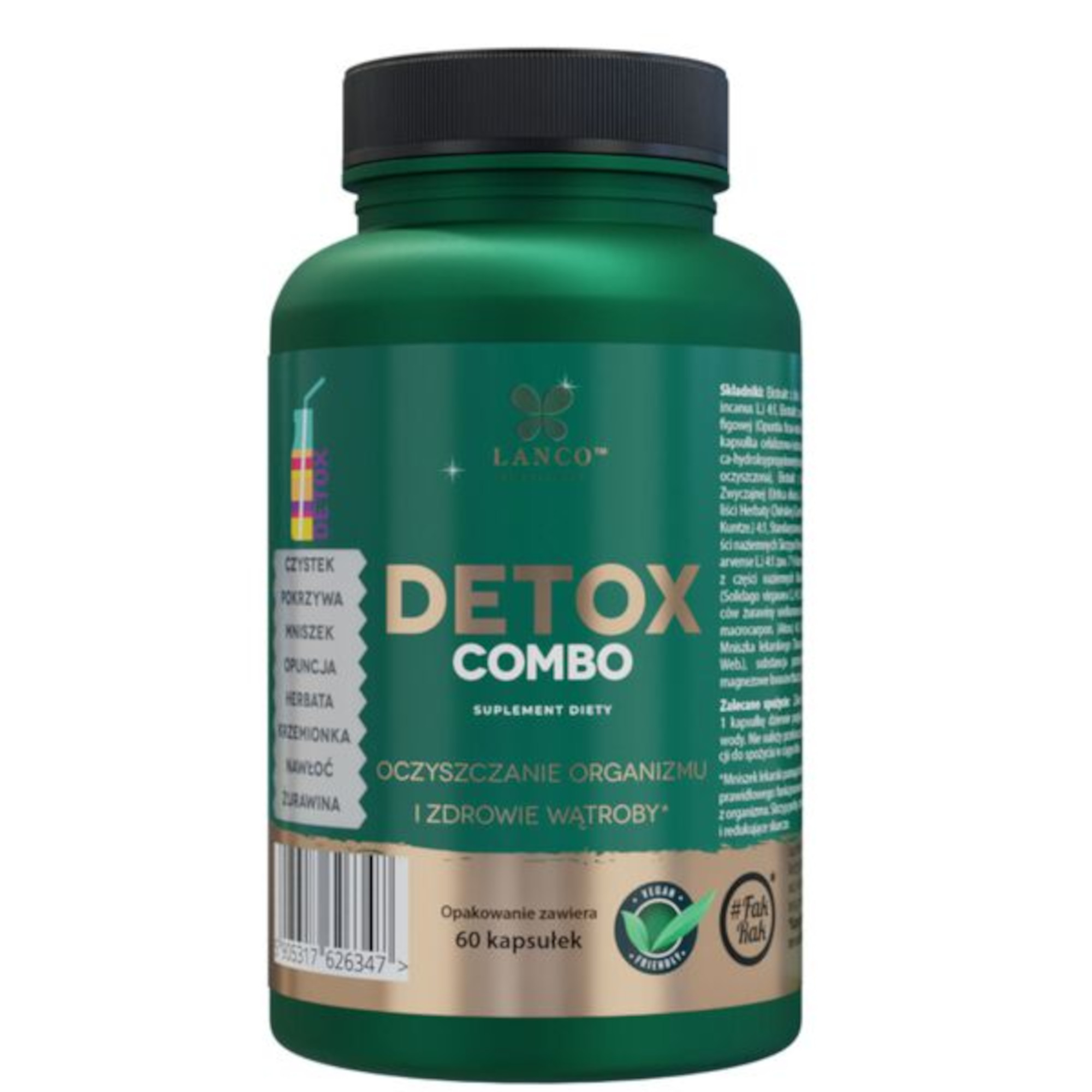 Lanco Detox Combo, kapsułki, 60 sztuk zdjęcie